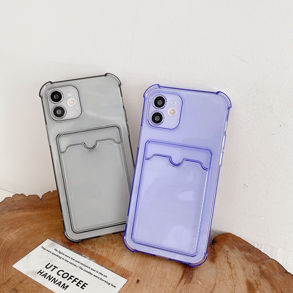 Color Clear TPU Soft Cases Compatible for iPhone 13 12 Pro Max Cover