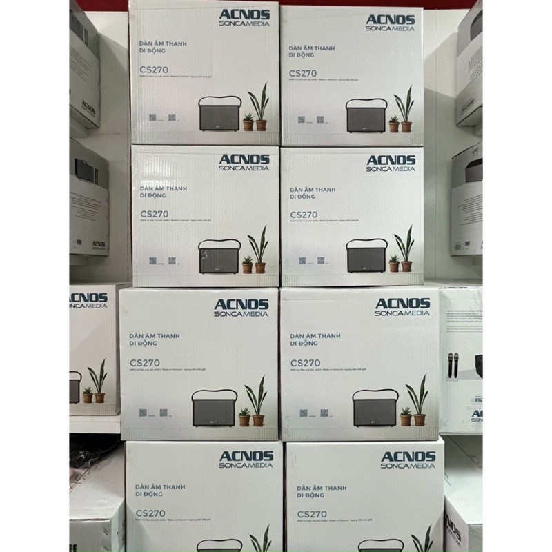 Loa xách tay cao cấp Acnos CS270 2023 + kèm balo - Hàng Chính Hãng - Gia Khang shop