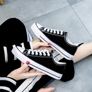 Giày thể thao nữ Classic Đen Thấp Cổ, Sneaker êm chân thời trang hàn quốc STYFANI