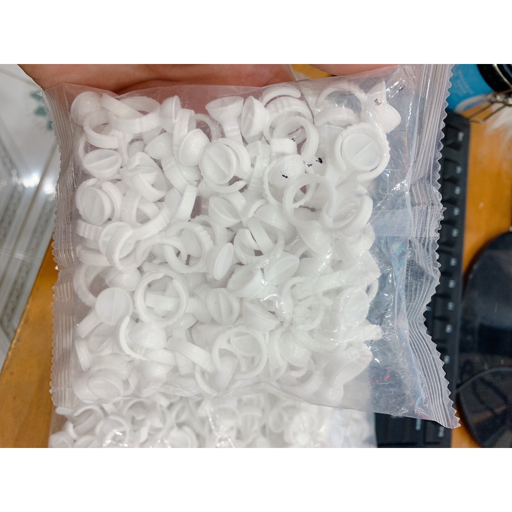 Nhẫn đựng keo nối mi, Nhẫn đựng mực xăm