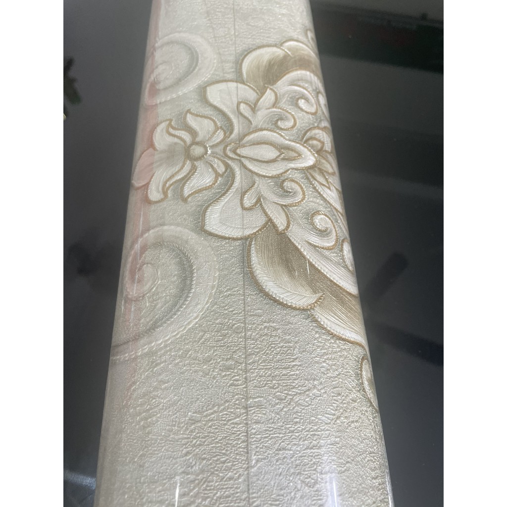 Giấy Dán Tường Hàn Quốc họa tiết cổ điển siêu xinh khổ 1.06 x 15.6 m Nhiều Màu Lựa Chọn