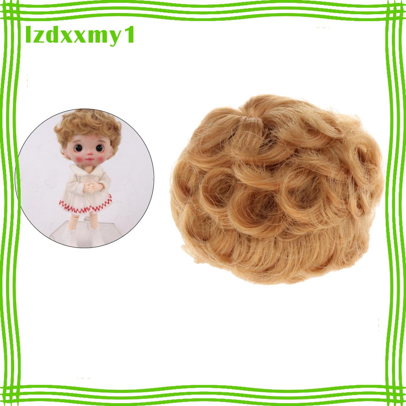 Kiddy Doll Wig Short Hair 1/8 Ball Joint Dolls Hair Styling Wig Synthetic Mohair