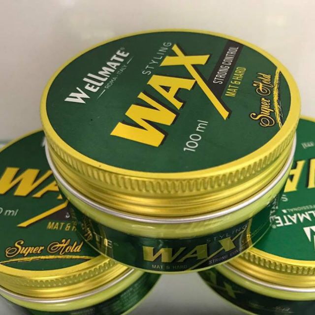 Wax vuốt tóc nam Wellmate Styling Strong Control 100ml