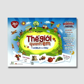 Sách: Combo Thế Giới Quanh Em (Thẻ Flashcard - Hộp 10 Chủ Đề)