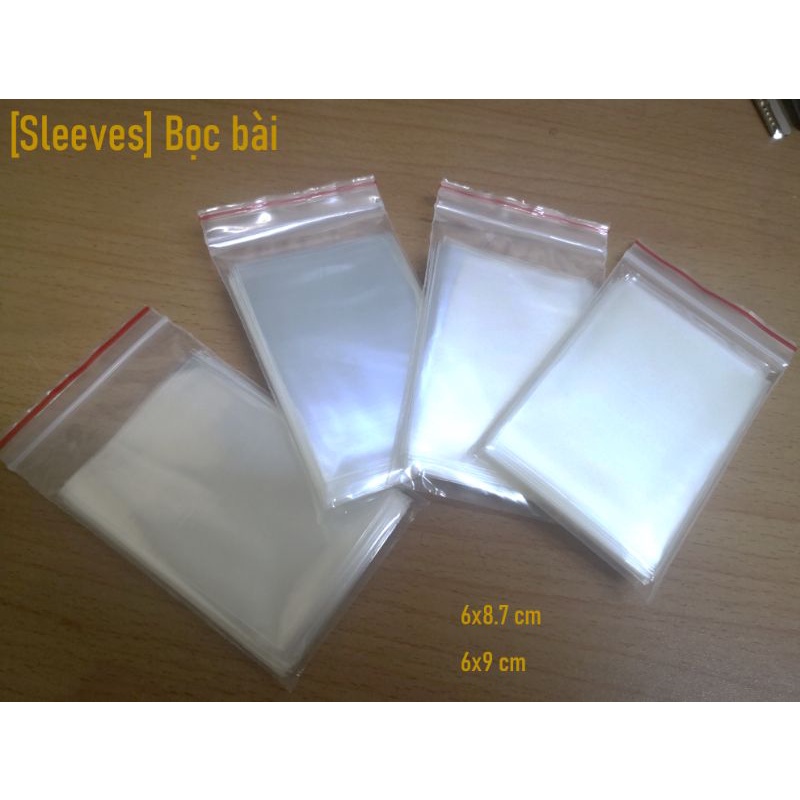 Sleeves - 50 cái Bọc bảo vệ bài và các loại thẻ card