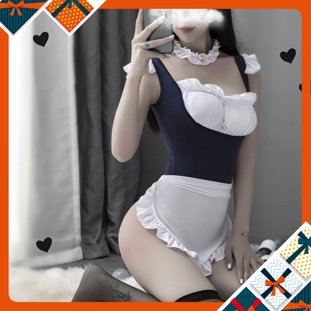 Satty Store Set đồ ngủ Cosplay Hầu gái gợi cảm L050 | BigBuy360 - bigbuy360.vn