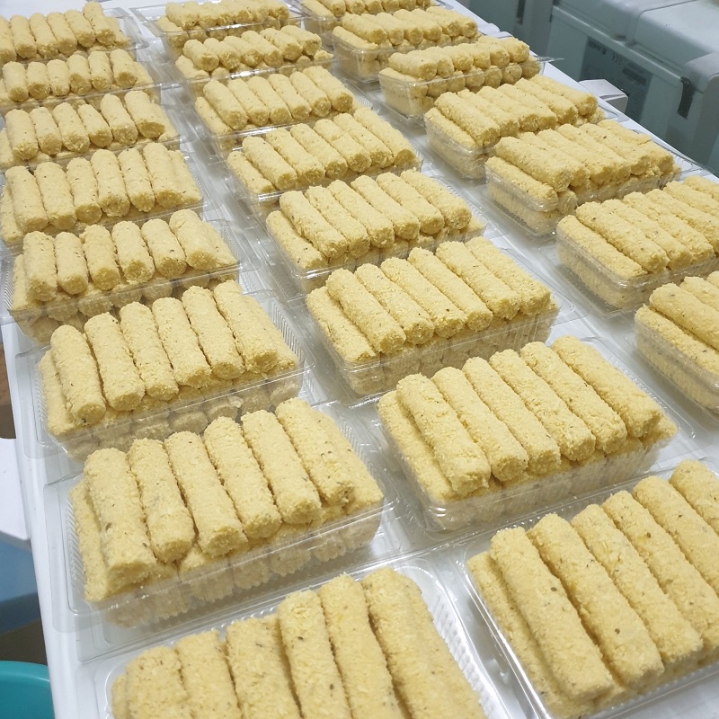 Phô mai que Mozzarella Balan, phô mai que kéo sợi chiên, rán ăn vặt rất thơm, béo, ngậy, giàu dinh
