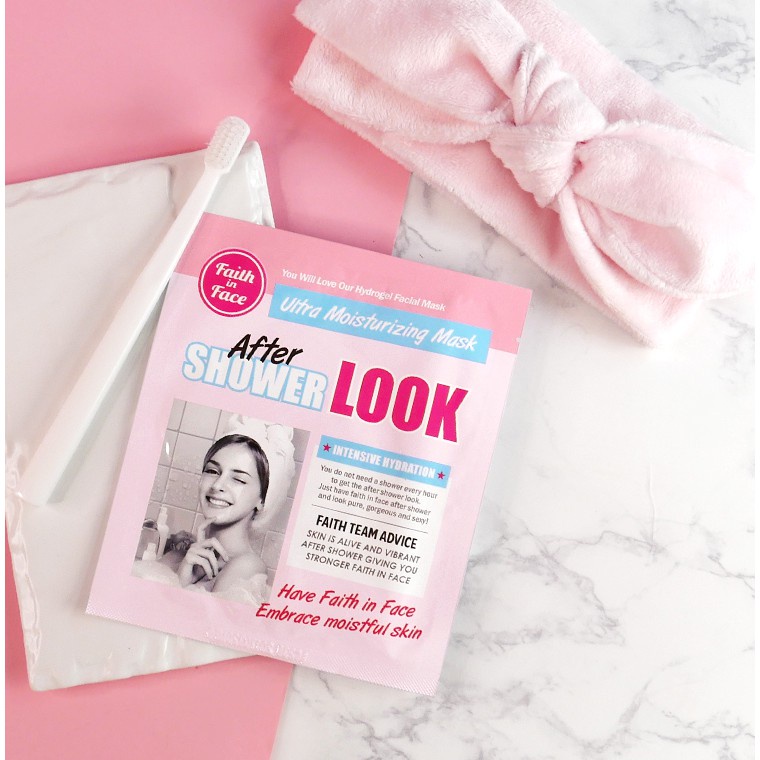 Mặt Nạ Dưỡng Da Căng Mịn Faith In Face After Shower Look Hydrogel Mask (25g)