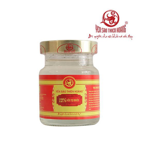 LÔ 8 Nước yến sào Thiên Hoàng Có đường hũ 70ml (8 hũ)