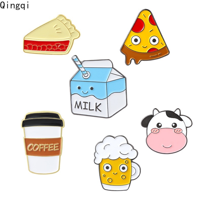 Ghim cài áo Miss Zoe hình đồ ăn hoạt hình đáng yêu