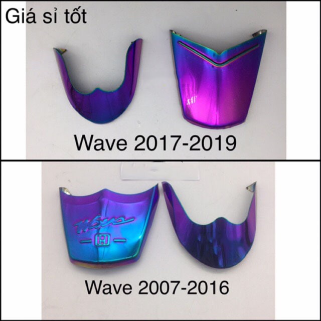 Bộ ốp Mỏ Dè Trước + Dè Sau Tita Wave50cc-100-110 Xe Wave 2006 - 2022