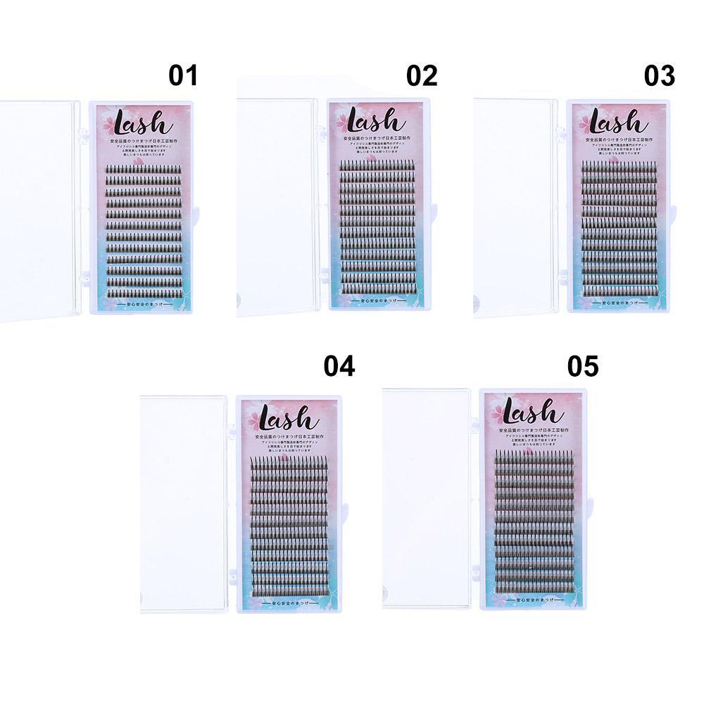 Maxg Set 120 Cụm Lông Mi Nối Dài Thời Trang Lâu Trôi Tự Nhiên Không Cần Kỹ Thuật Dành Cho Salon Làm Đẹp