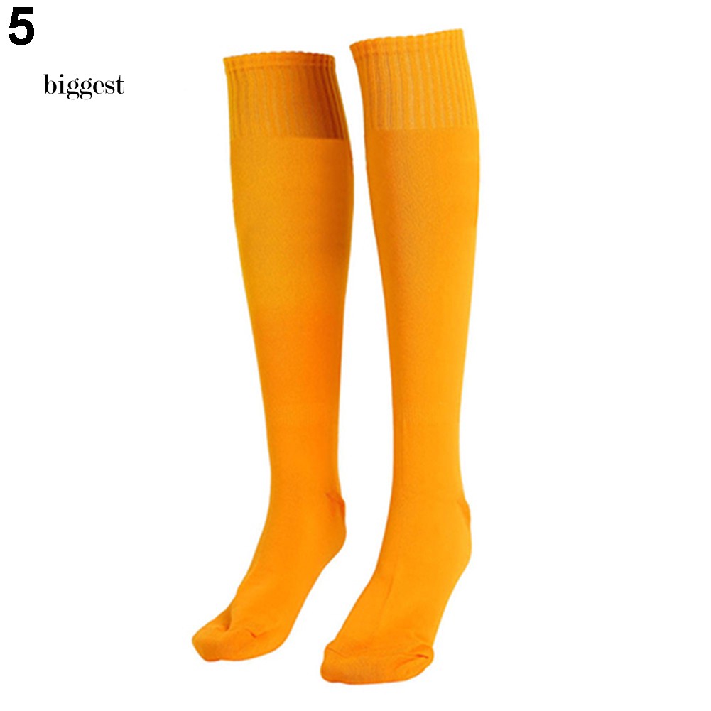 ☆Túi Xách Cỡ Lớn Thiết Kế Giản Dị Thời Trang☆Vớ Thể Thao Dài Đến Đầu Gối Màu Trơn Dành Cho Nam Nữ Chơi Bóng Đá Bóng Bầu Dục Khúc Côn Cầu