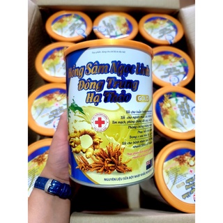 Combo 2H900g Sữa hồng sâm ngọc linh đông trùng hạ thảo