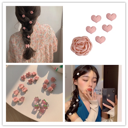 Bộ 5 Kẹp Tóc Nơ Xinh Xắn Dễ Thương Dành Cho Nữ