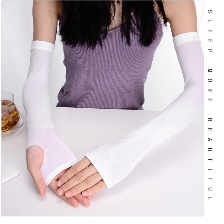 Bộ 2 Ống Tay Chống Nắng, Găng Tay Chống Nắng Hàn Quốc Let's slim