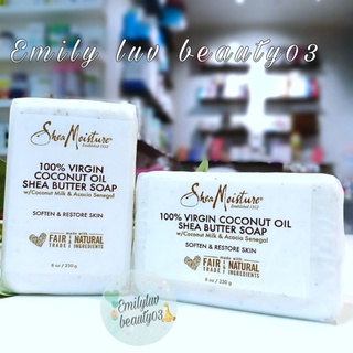 Xà phòng Shea Moisture Virgin Coconut Oil Shea Butter Soap giúp trắng sáng da 230g