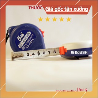 Thước cuộn 5m Tuấn Anh (5m thoi xanh)