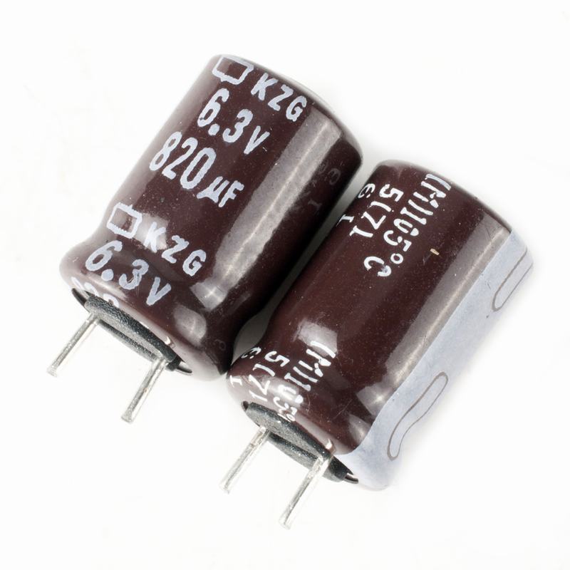 Hàng có sẵn * 1 cái, Nippon KZG 6.3V 820UF 8x12mm 105°Tụ điện bo mạch chủ C