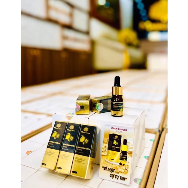 Tinh chất khử mùi hôi nách Magic Skin ||Serum Chanh Lemon De-odor Khử mùi cơ thể