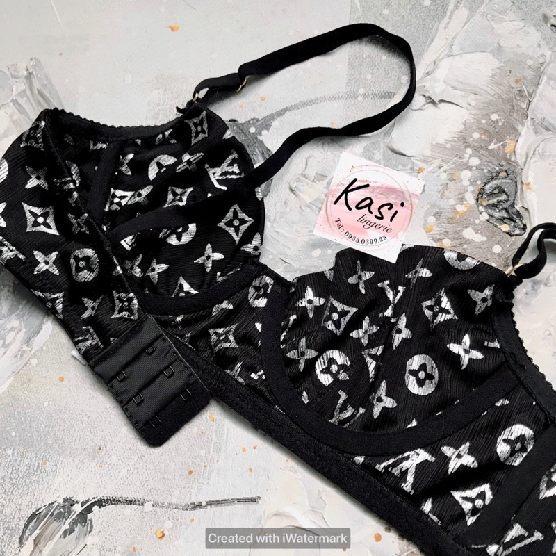 Set đồ lót nội y hoa văn thương hiệu siêu sang chảnh