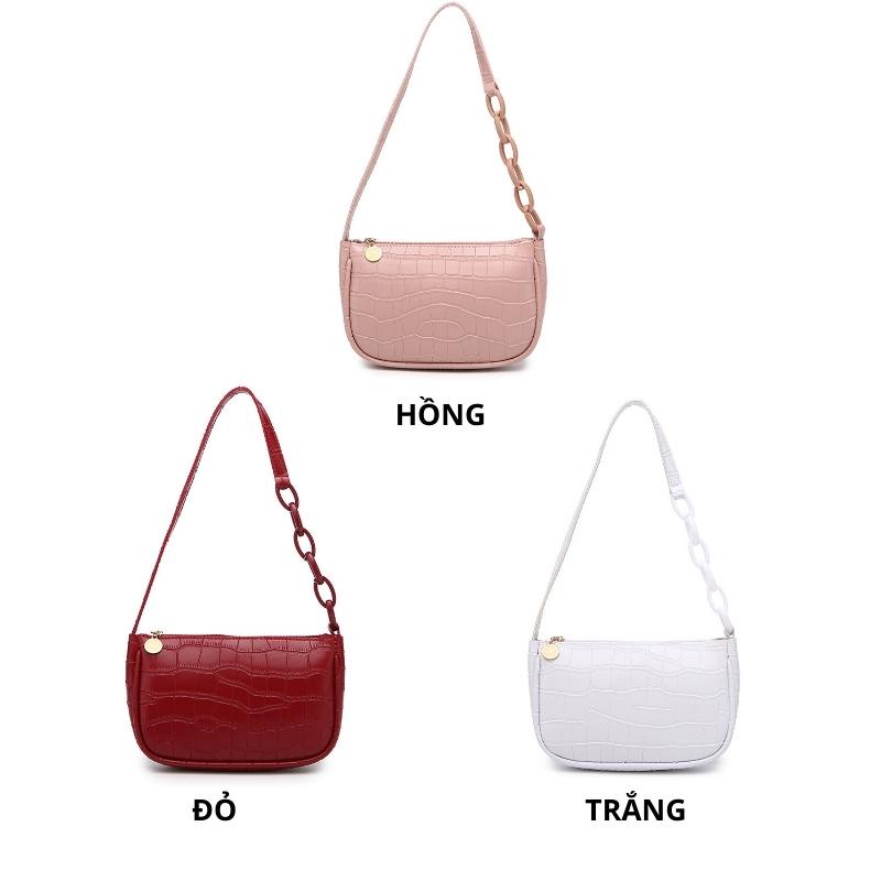 Túi đeo vai đeo chéo nữ da đẹp dáng thuyền cao cấp hothit phong cách Hàn Quốc OLUKA STORE TĐV052