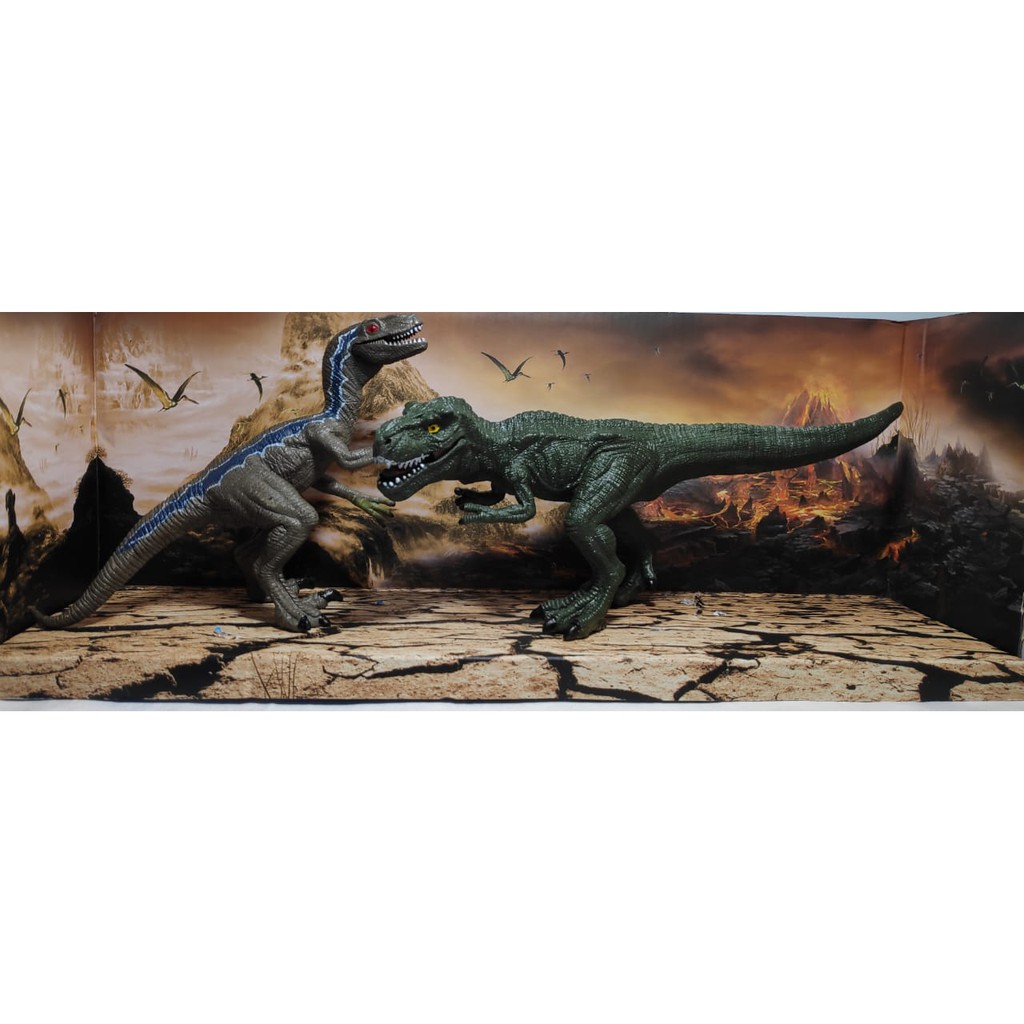 Mô Hình Đồ Chơi Khủng Long T-rex Raptor Cho Bé