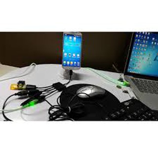 CÁP CHIA CỔNG OTG  MICRO USB RA 3 CỔNG USB