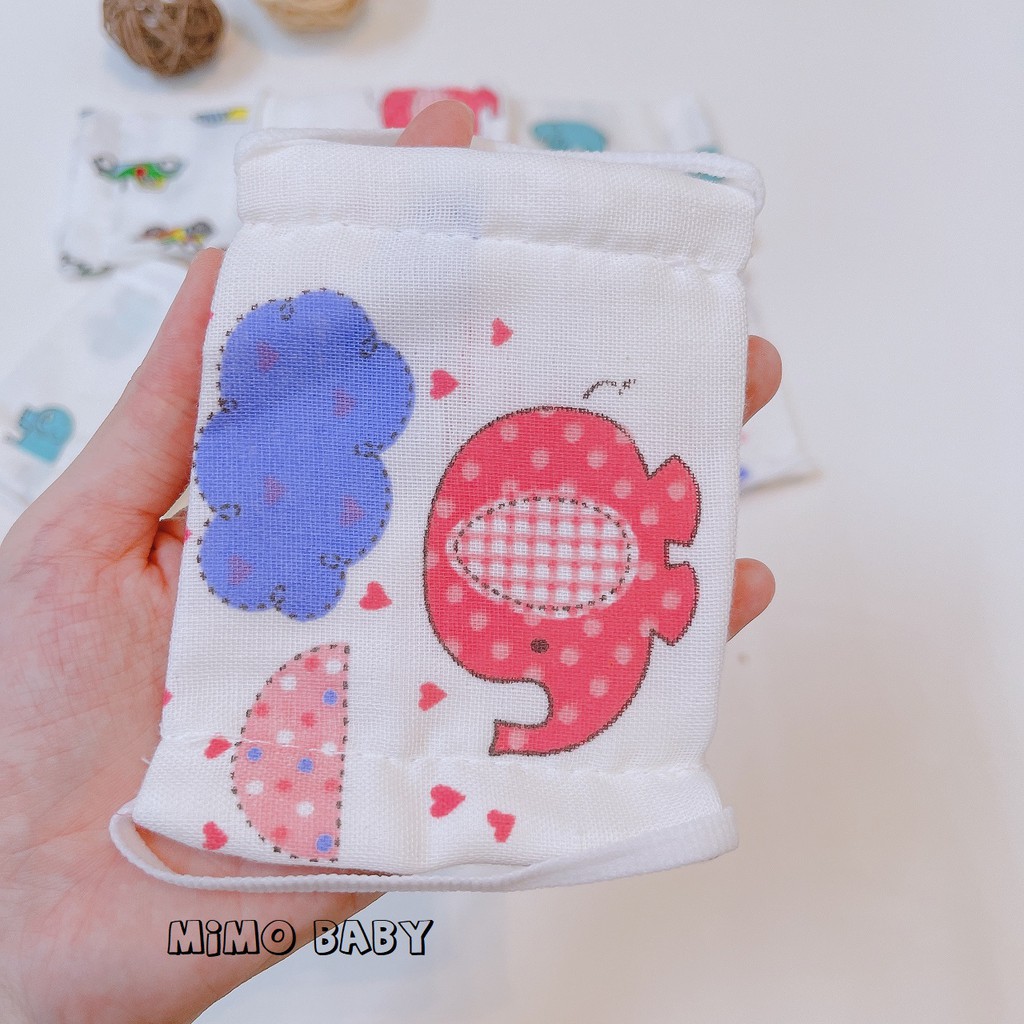 Khẩu trang xô 4 lớp xuất nhật Mimo Baby cho bé 0-4 tuổi | BigBuy360 - bigbuy360.vn