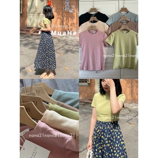 Áo thun tăm trơn basic Nana21 Nanastore21