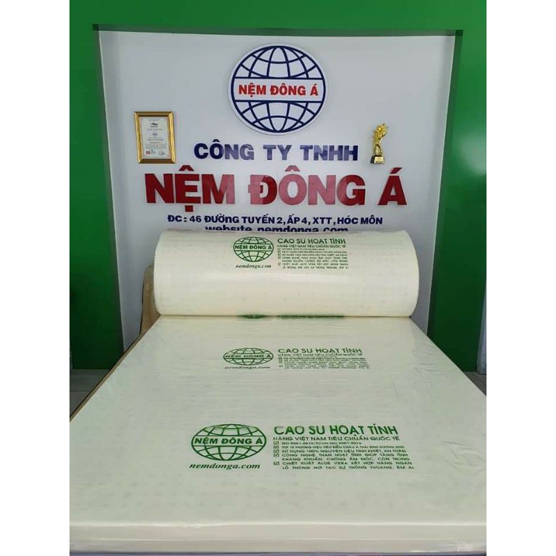 nệm cao su hoạt tính đông á 1m6x2mx20cm