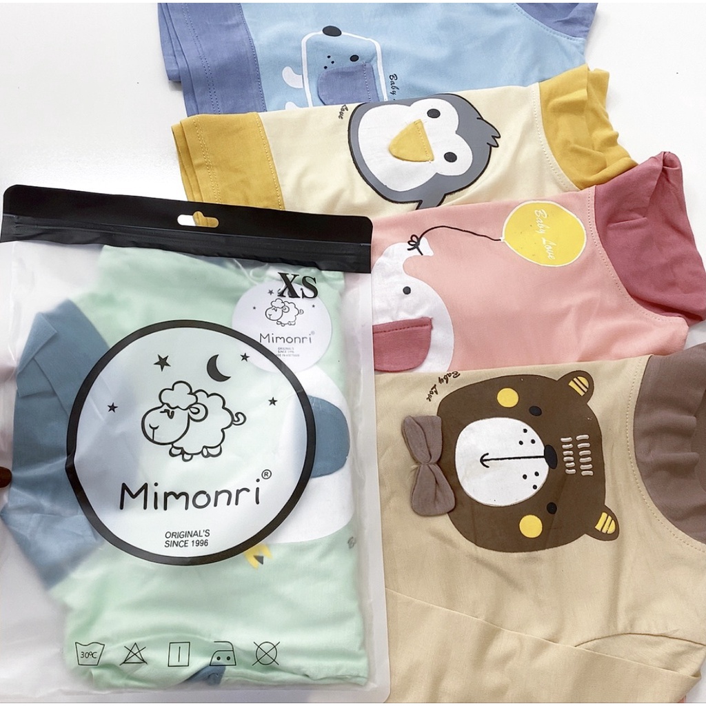 [SALE] Bộ Thun Lạnh Dài Tay Bé Trai, Bé Gái KIMCHIBABY Cổ 3P 3D Vịt Vàng, Bộ Quần Áo Cho Bé Mặc Nhà KWTD2214