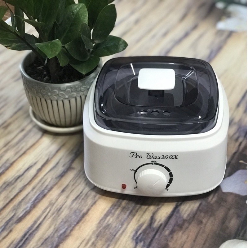 Nồi Nấu Sáp wax lông Pro 200 nấu nhanh, bền, đẹp- Tặng que gỗ