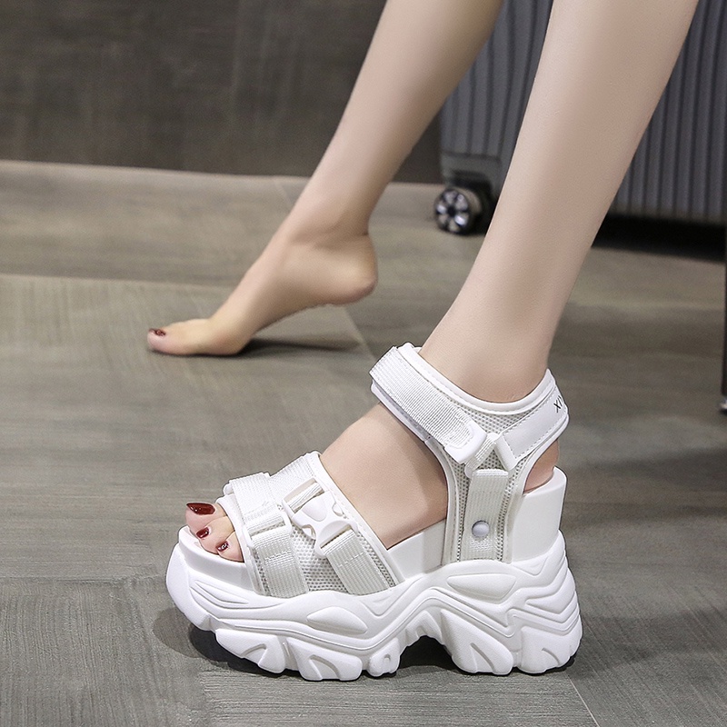 Dép Sandan Nữ Đế Xuồng Đế Cao 11Cm Hàng Chuẩn Mẫu Mã B32