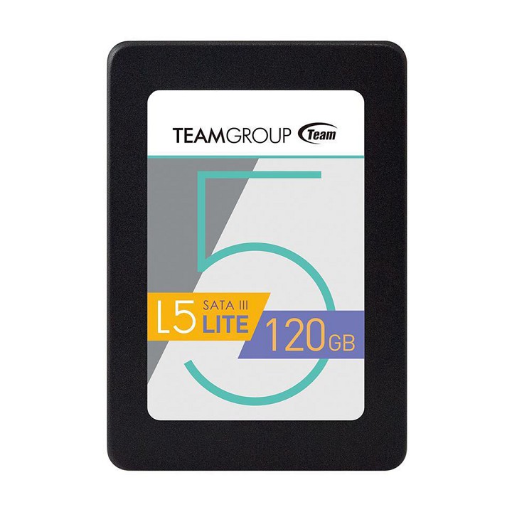 Ổ cứng SSD 120GB L5 LITE 2.5"Team Group Sata III (Bảo hành 3 năm đổi mới) tặng cáp CB05 - Hãng phân phối chính thức