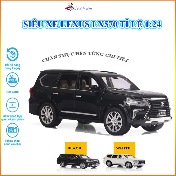 Xe Mô Hình Ô Tô LX570 Tỉ Lệ 1:24 siêu sang