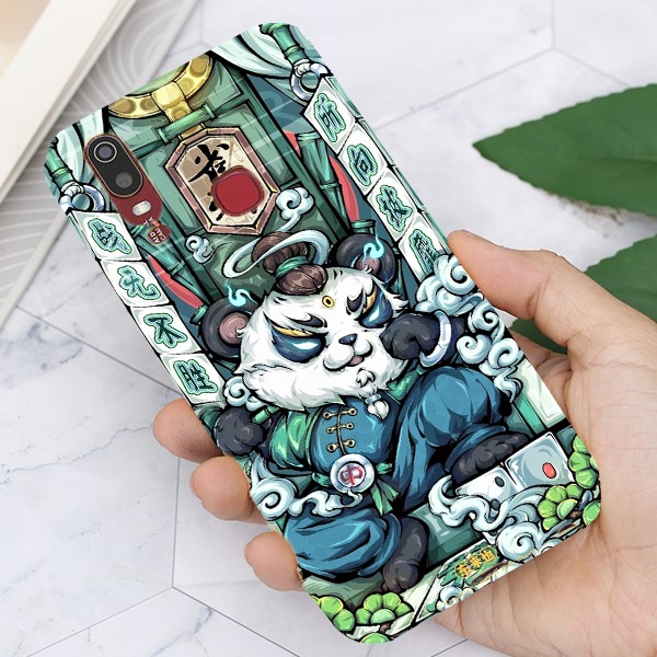 Dán Skin điện thoại hinh Gấu Trúc, Cho Iphone 6/ 7/ 8/ X/ XS/ XS Max/ 11/ 11 Pro Max Và Các Dòng Máy Android