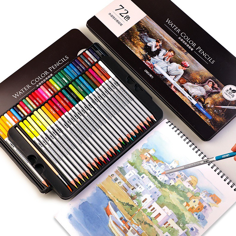 Chì Màu Nước Cao Cấp Deli 24/36/48/72