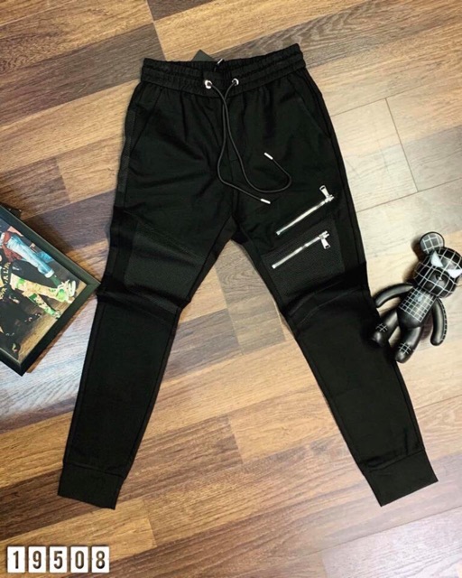 Quần nỉ khoá đùi