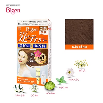 Nhuộm phủ bạc bigen mẫu mới(sản xuất tại nhật hàng cong ty nhập khẩu)