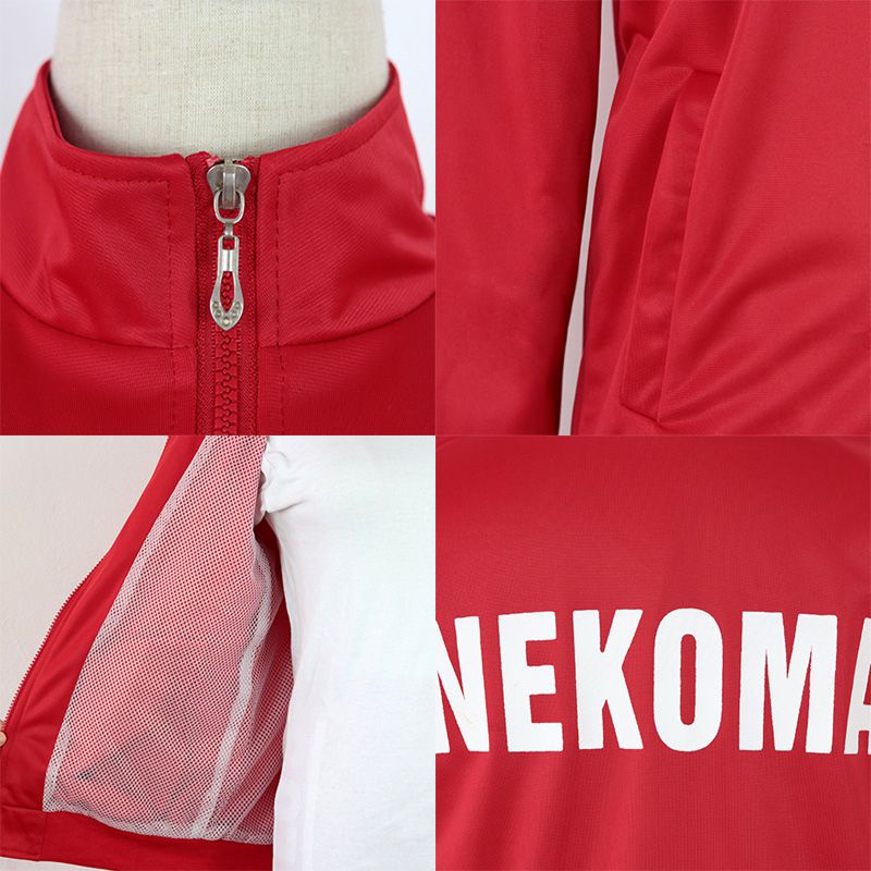 Áo khoác/ Quần đồng phục thể thao trung học phổ thông phong cách hoạt hình Haikyuu Nekoma