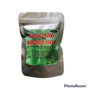  Rong nho gói 100gr - Mua 10 gói  1Kg  TẶNG 1 Chai sốt mè rang 180ml Giá Sỉ = Giá lẻ 