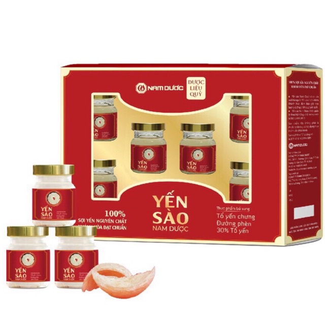 Yến sào nam dược - tổ yến chưng, 30% tổ yến