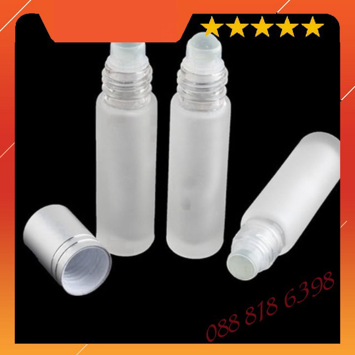 Lọ Rỗng Đựng Nước Hoa Dạng Bi Lăn Mờ 10Ml/ Chai Lăn Bi Mờ Cl379011