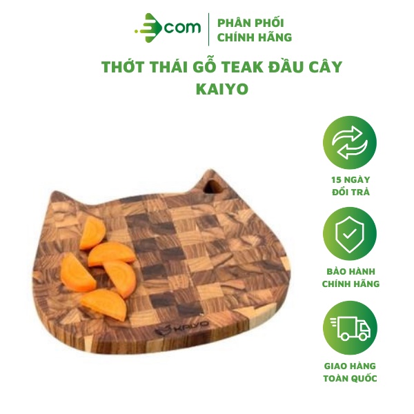 [Phân Phối Chính Hãng] Thớt Gỗ Teak KAIYO Bộ Sưu Tập Thú Cưng