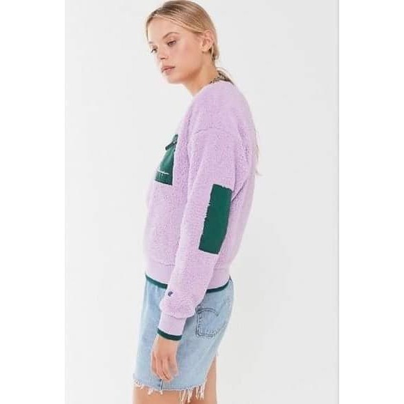 Áo sweater nỉ lông cừu Champion Sherpa Sweatshirt thu đông