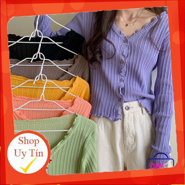 Áo cardigan dệt kim mỏng ôm dáng chống nắng thời trang cho nữ Liên hệ m