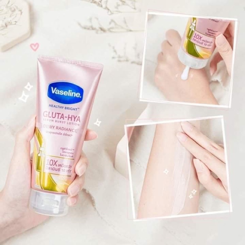 Dưỡng thể trắng sáng dưỡng ẩm chống nắng Vaseline 10x 330ml | WebRaoVat - webraovat.net.vn