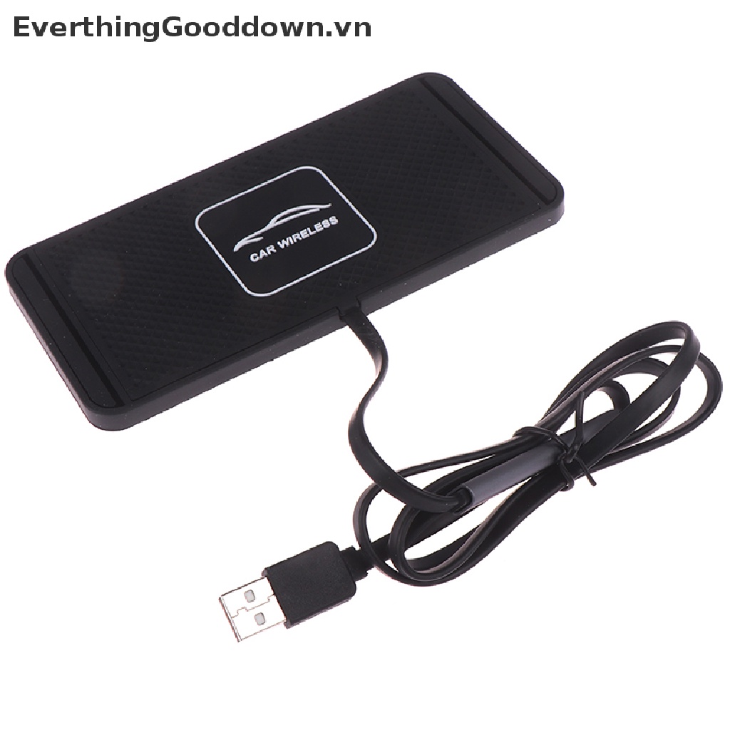 Everthinggooddown QI Đế Sạc Điện Thoại Không Dây Cho Xe Hơi