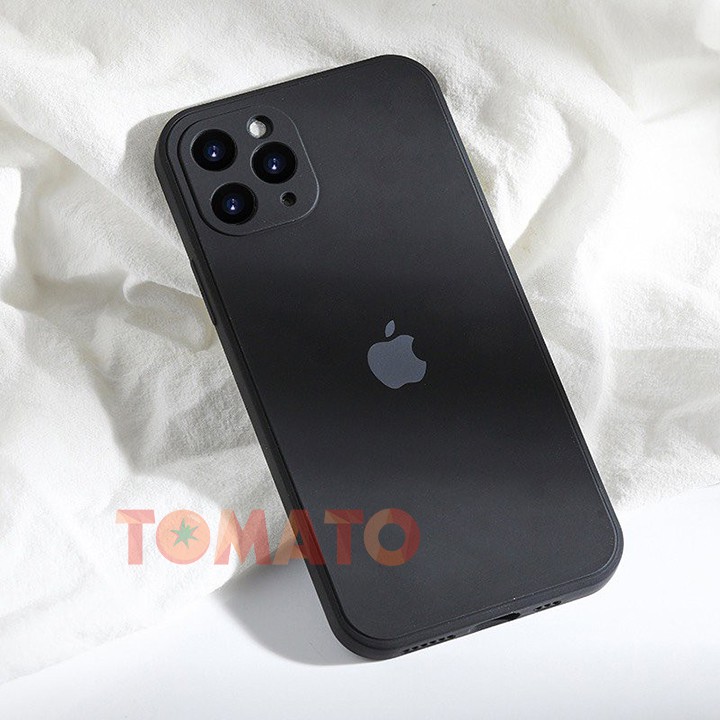 Ốp Chống Bẩn - Ốp Iphone 11 - Full Viền Cạnh Vuông IPhone 12  BẢO VỆ CAMERA Cho Iphone 11/11pro max - Phụ Kiện Tomato